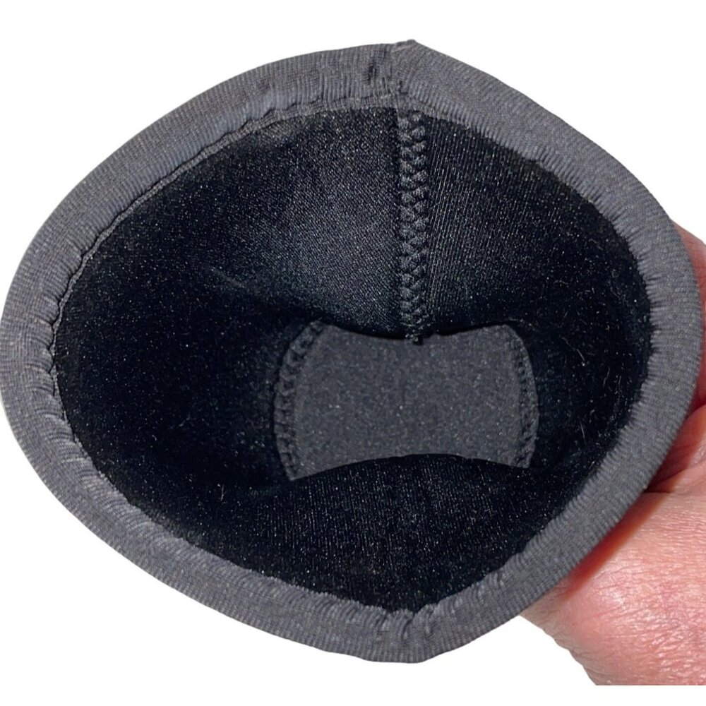 Java Sok Insulated Sleeve Cold Coffee Used Black with White Lettering Reusable S - Picture 5 of 8
